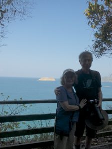 Walking on the trails of Manuel Antonio National Park. We got there as soon as the park opened to beat the crowds.